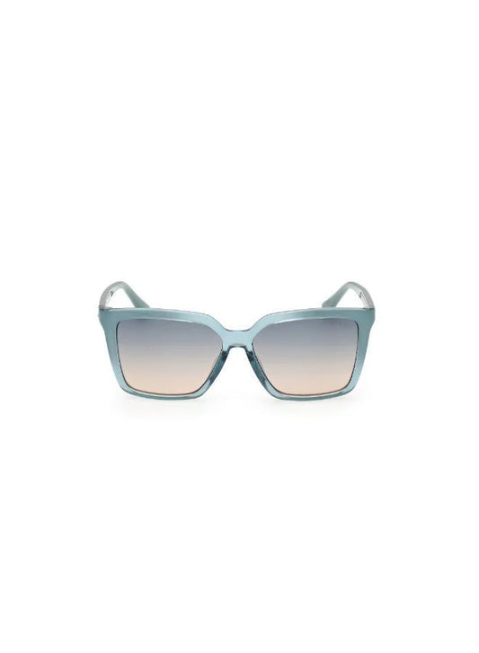 Guess GU0009S Women's Sunglasses – Transparent Teal / Blue-Pink Gradient (55mm)