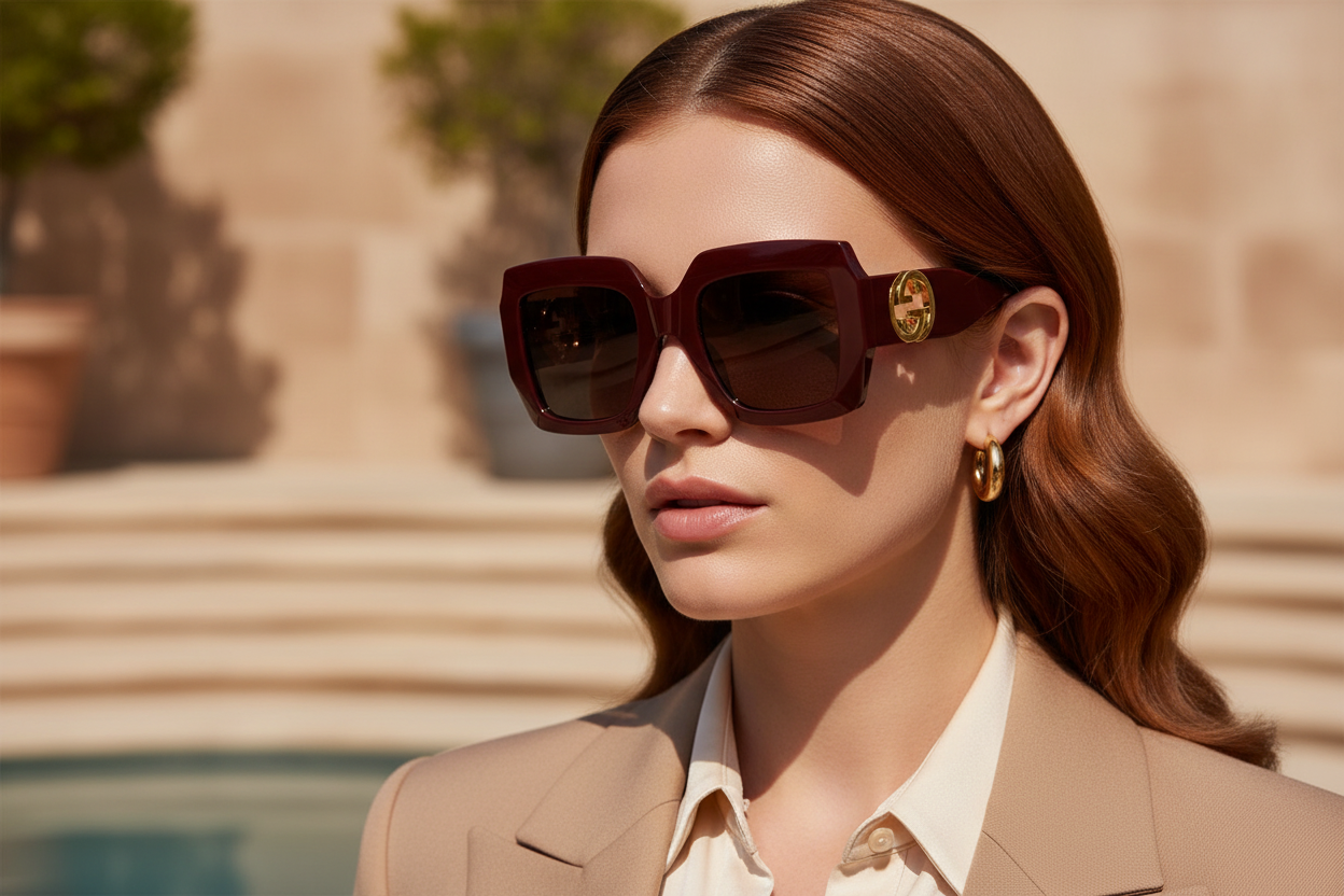 Gucci Sunglasses Lifestyle - Luxury Fashion