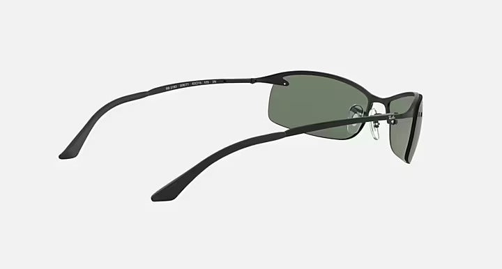 Ray-Ban RB3183 Men's Sunglasses – Matte Black / Orange Mirror (63mm)