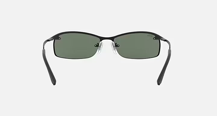 Ray-Ban RB3183 Men's Sunglasses – Matte Black / Orange Mirror (63mm)