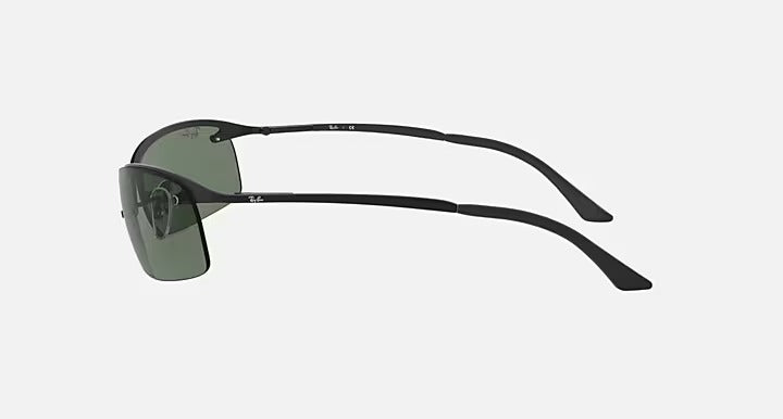 Ray-Ban RB3183 Men's Sunglasses – Matte Black / Orange Mirror (63mm)