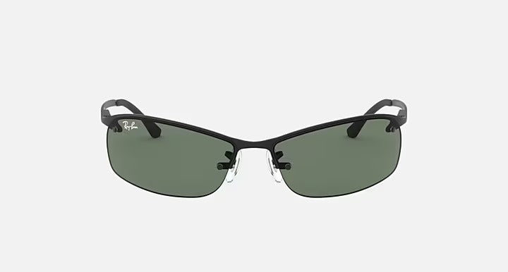 Ray-Ban RB3183 Men's Sunglasses – Matte Black / Orange Mirror (63mm)