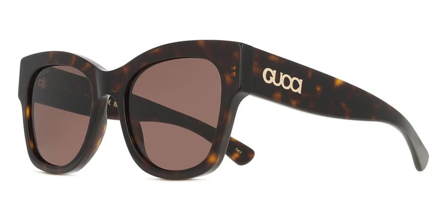 Gucci GG1789S Women's Sunglasses – Dark Havana / Brown (54mm)
