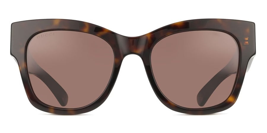 Gucci GG1789S Women's Sunglasses – Dark Havana / Brown (54mm)