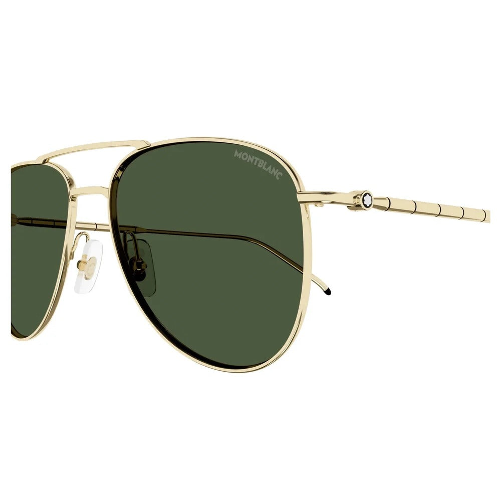 Montblanc MB0311S 002 – Gold Aviator Sunglasses