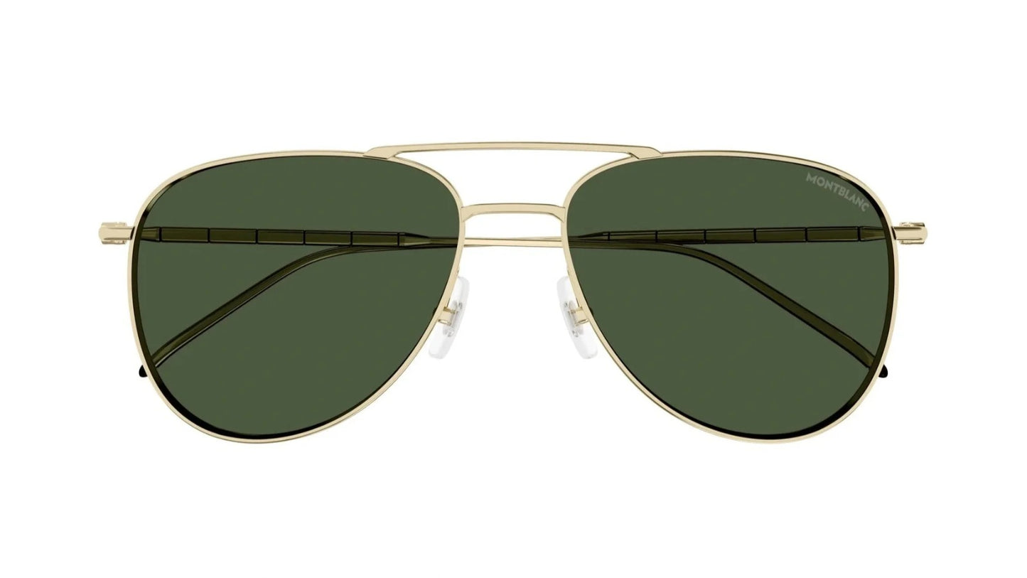 Montblanc MB0311S 002 – Gold Aviator Sunglasses