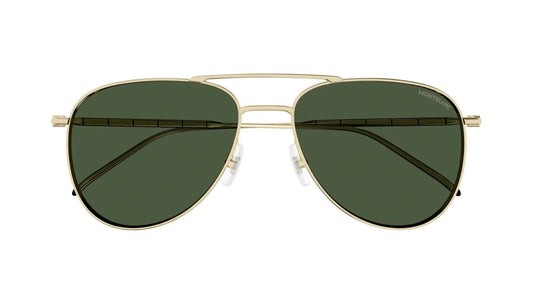 Montblanc MB0311S 002 – Gold Aviator Sunglasses