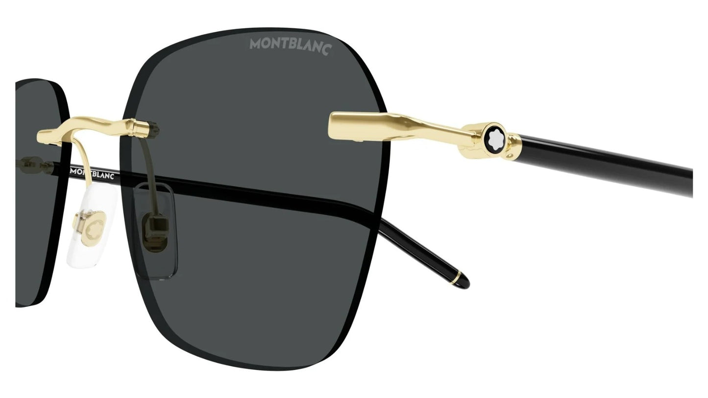 Montblanc MB0270S 001 – Rimless Square Sunglasses