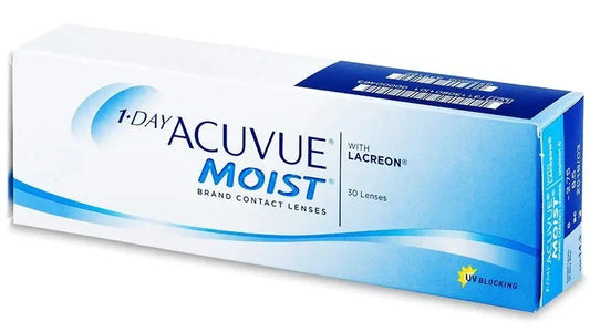 Acuvue Moist with LACREON Contact Lenses – Daily Disposable (Pack of 30)