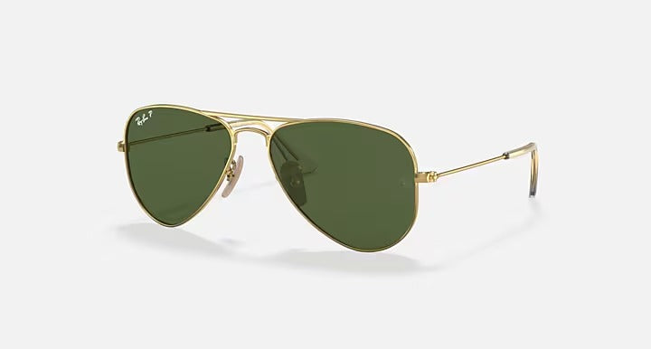 Ray-Ban Aviator Kids Gold/Green