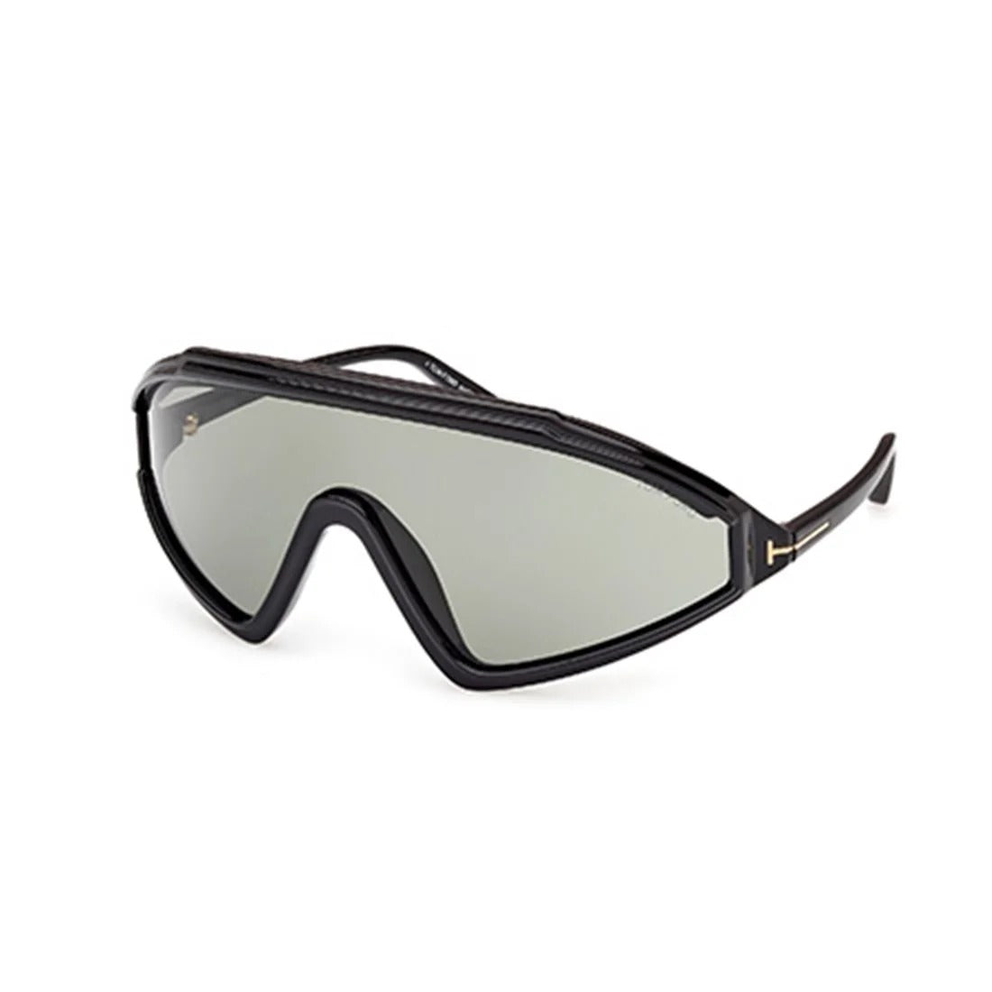 Tom Ford Lorna FT1121 05A Black Shield Sunglasses