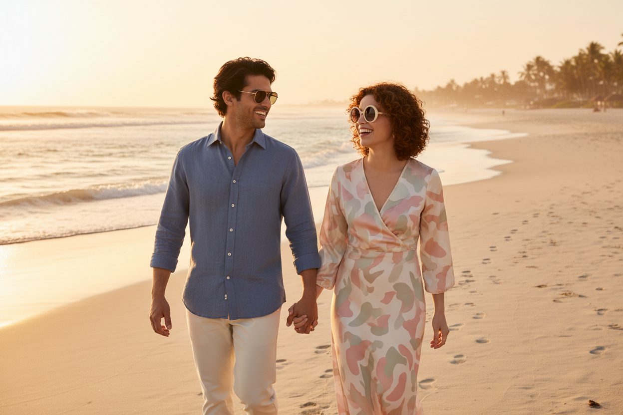 Lifestyle Couple Sunset