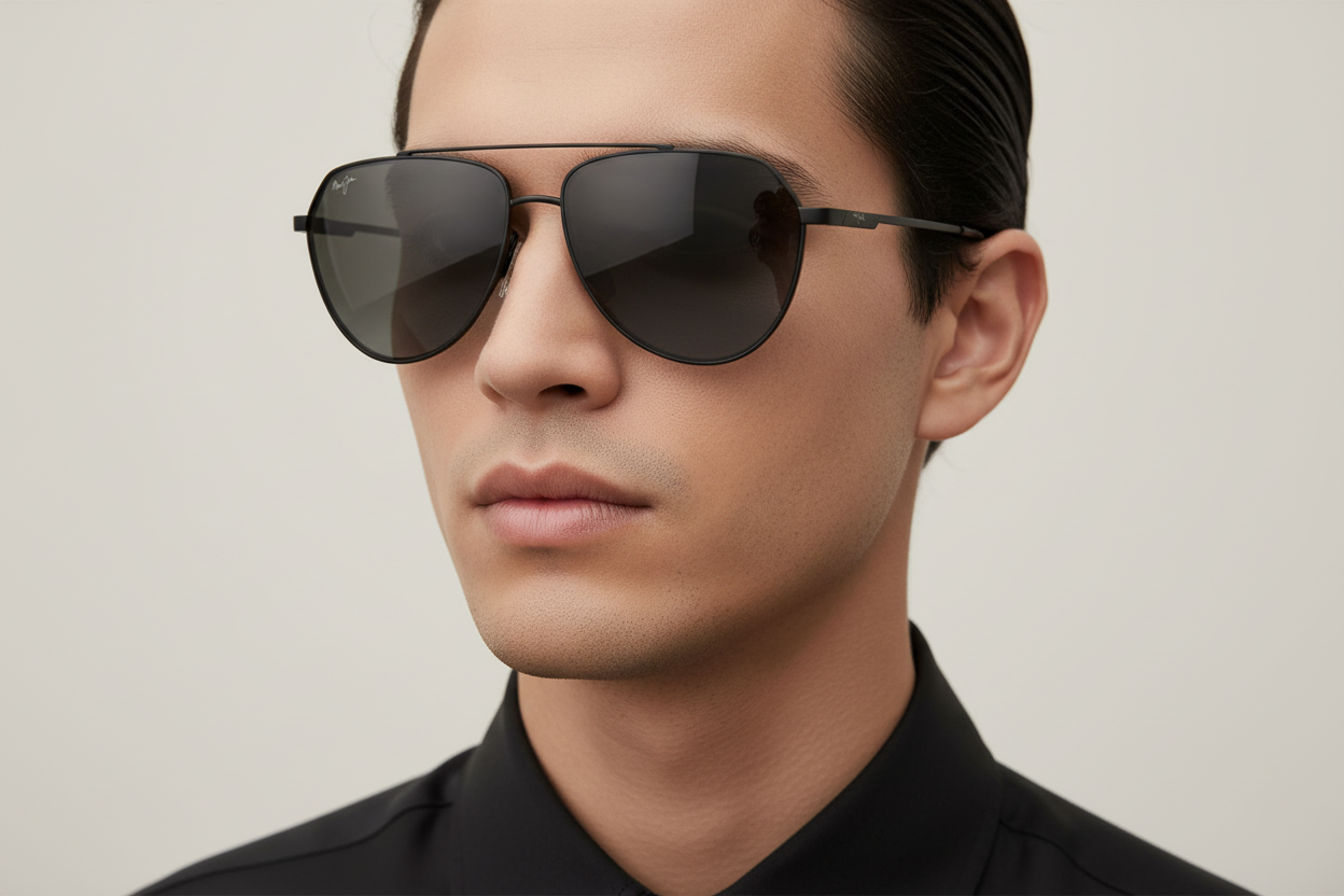 Maui Jim Aviator Close-up Lifestyle