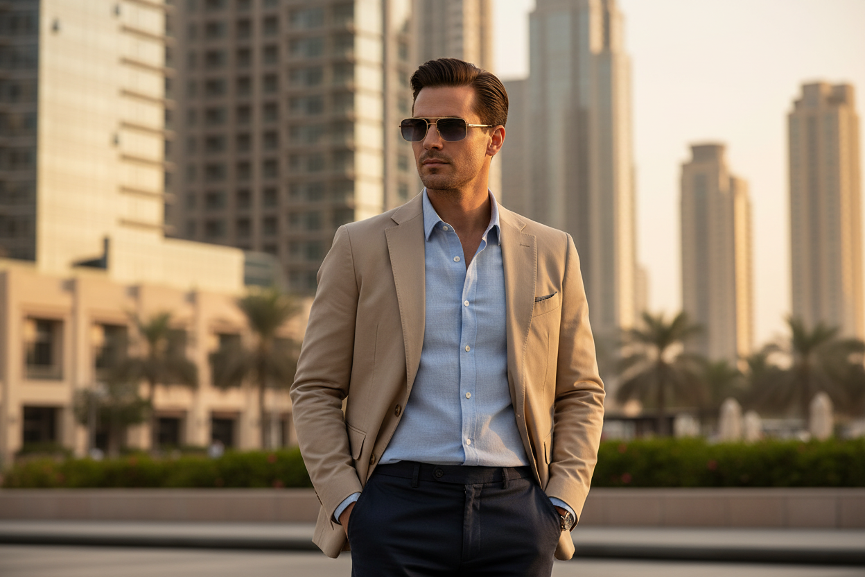 Metal Frame Sunglasses Lifestyle Image