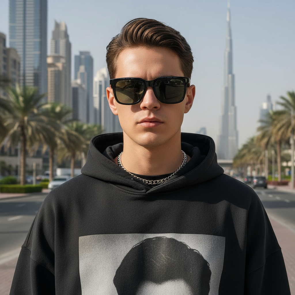 Police SPLN34 Sunglasses Lifestyle Shot