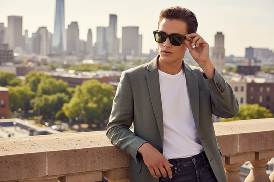 Ray-Ban Meta Wayfarer Wearing Shot