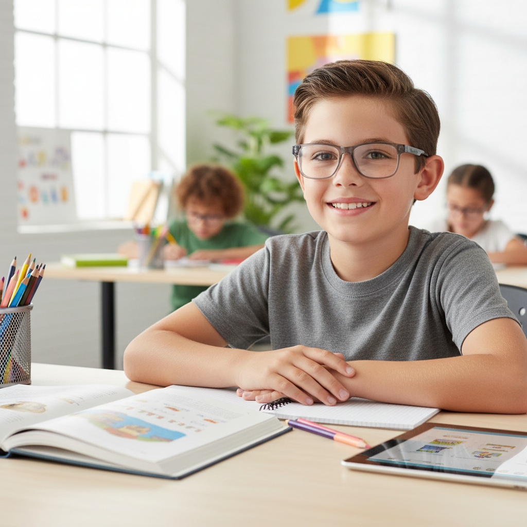 TB 50012 020 Kids Eyeglasses Lifestyle