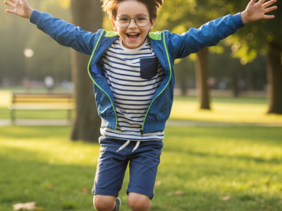 Police Jump jr 2 VK563 Kids Eyeglasses