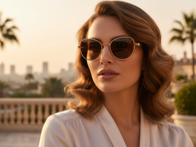 Swarovski SK7032 Women's Sunglasses – Gold / Brown (Cat-Eye)